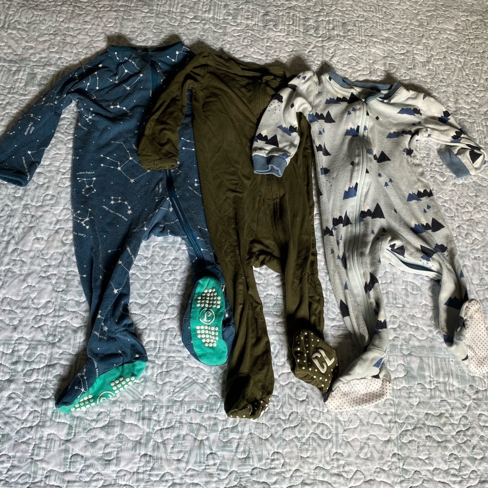 3 Pairs High-End Bamboo/Cotton PJs